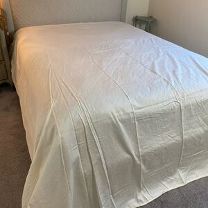 Charisma Cream Cotton Duvet Cover - Soft Neutral Bedding King